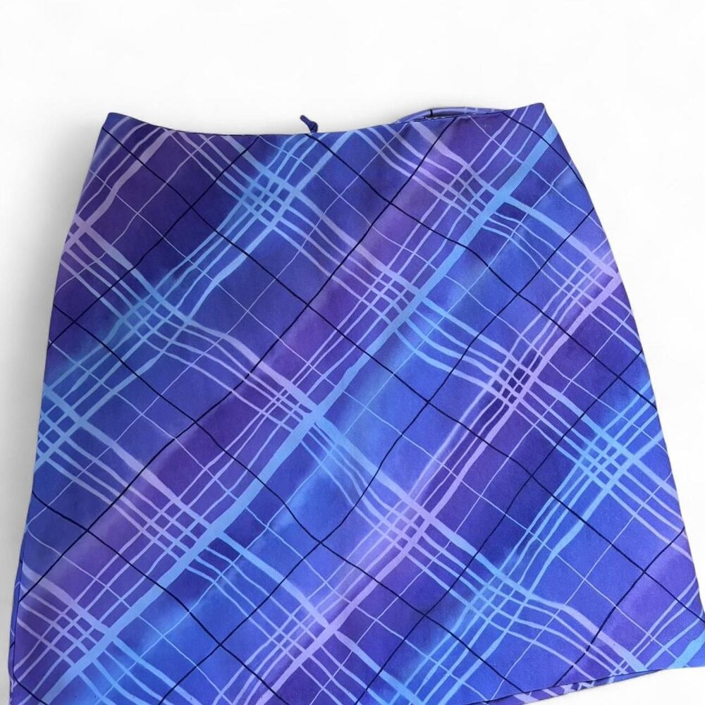 American-vintage Women's Blue and Purple Skirt